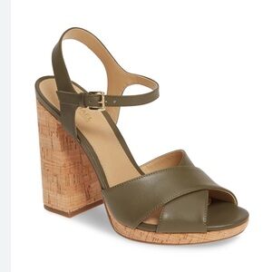 MICHAEL MICHAEL KORS ALEXIA PLATFORM BLOCK HEEL SANDALS